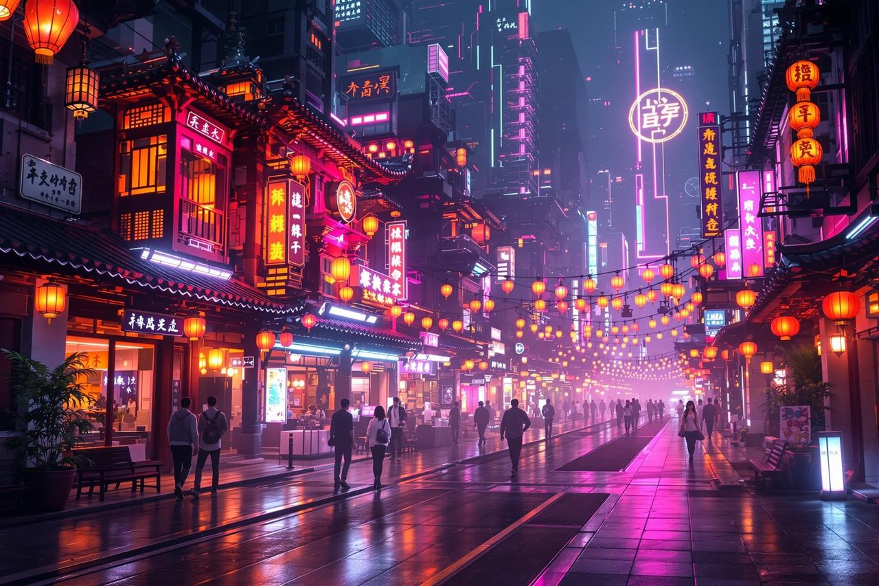 免费看影视-赛博朋克美学：当东方遇见未来